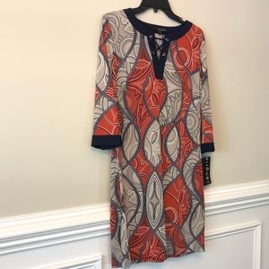 Sangria Graphic Dress